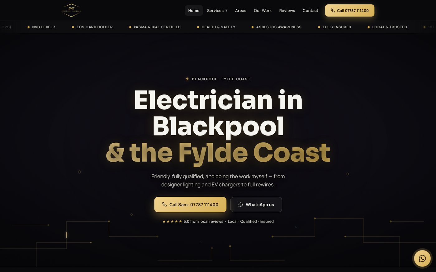 Breeze Electrical, friendly qualified electrician across Blackpool and the Fylde Coast