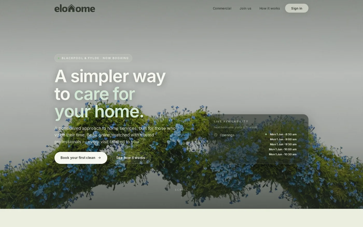 eloHome website built by Mensia