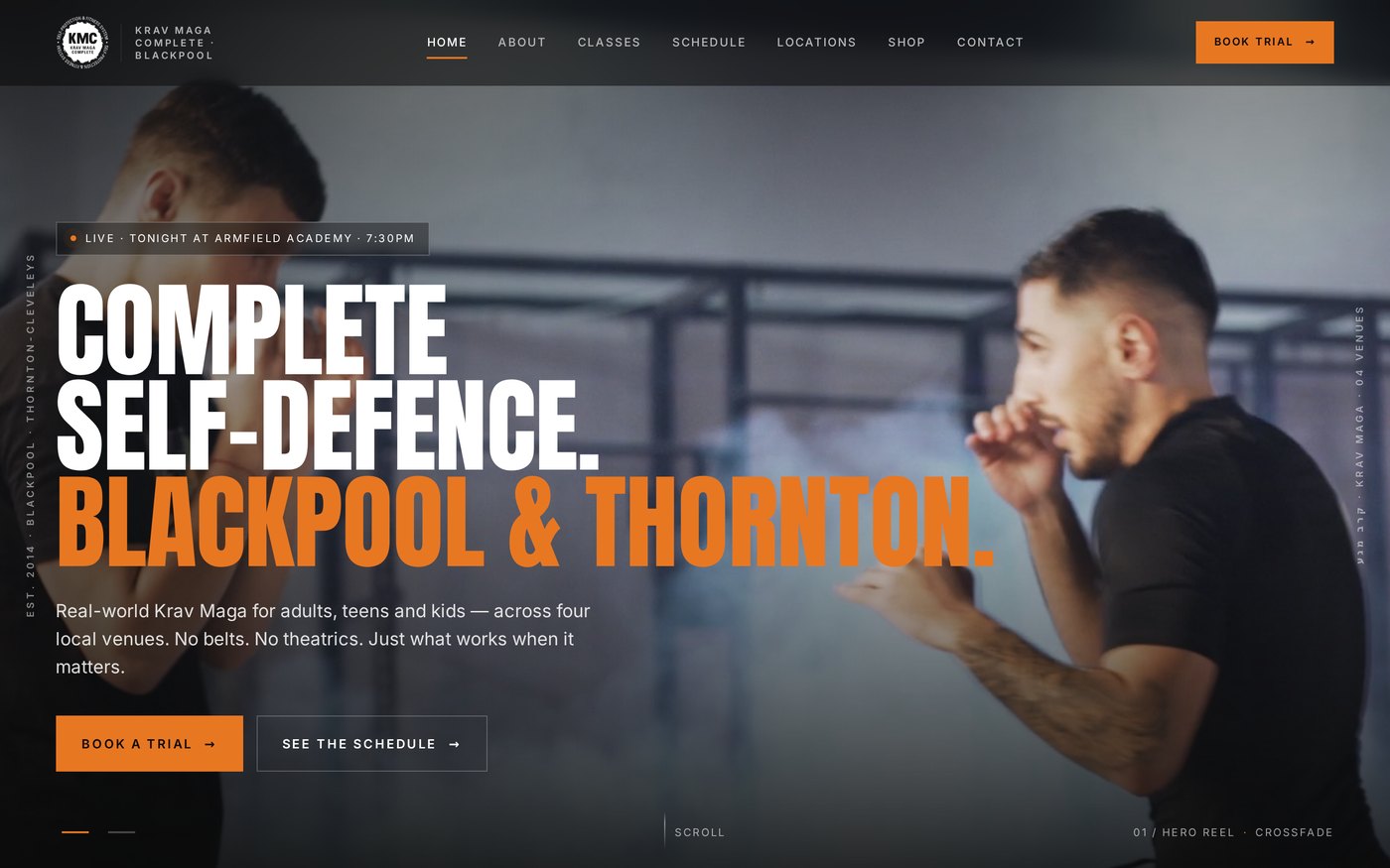 Krav Maga Complete, self-defence classes across Blackpool & Thornton